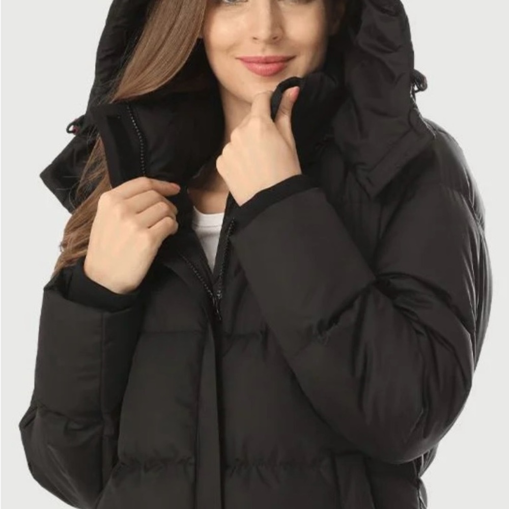 ** SOLD ** Brrr cold weather heated down jacket by Venustas